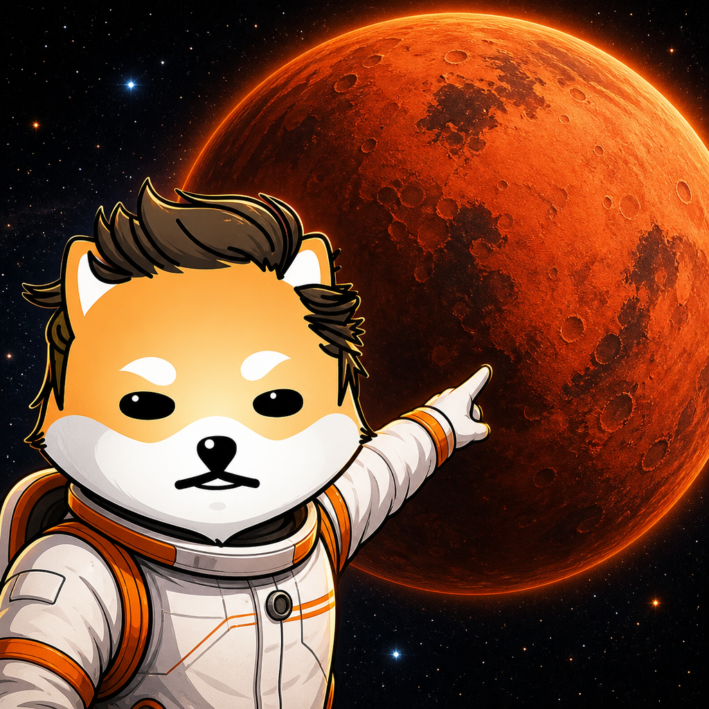 DOGELON pointing at Mars