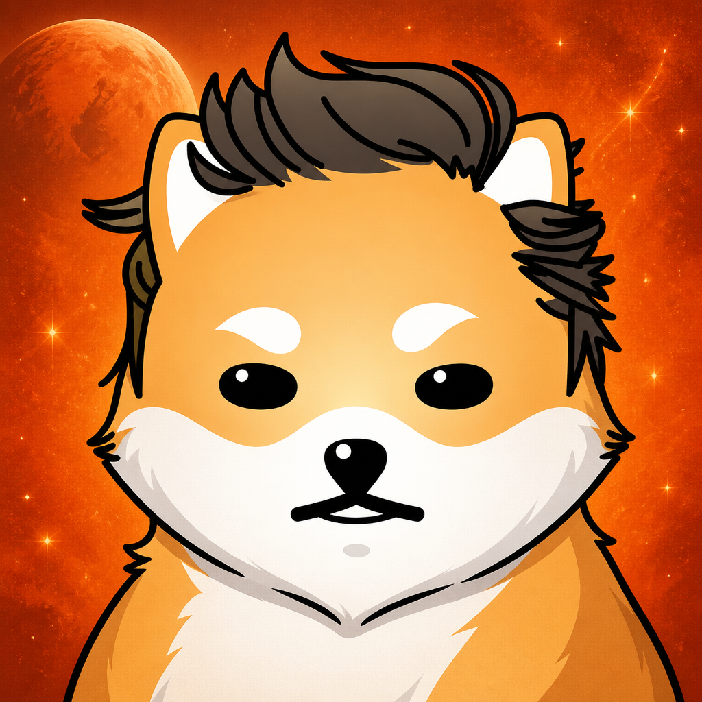DOGELON — Doge face, rocket-ready look